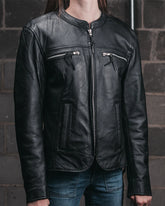 Thunder Rose Women's Leather Motorcycle Jacket