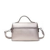 Faux Leather Middle Bag