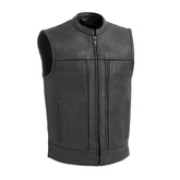 FitLayer - Men's Motorcycle Leather Vest