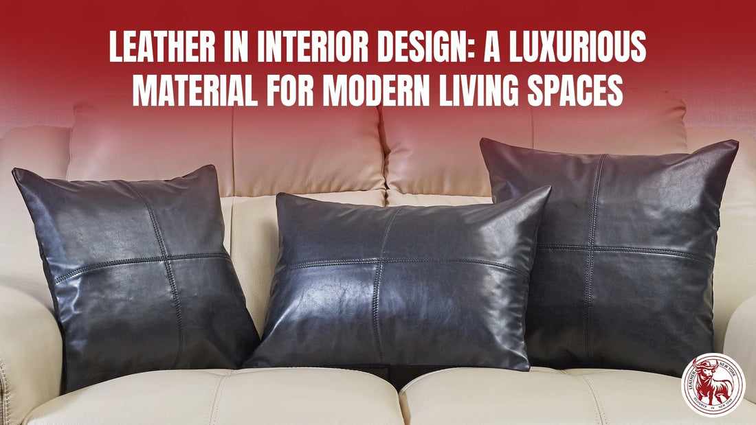 Leather in Interior Design: Luxurious Material for Modern Living – Leather NY
