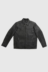 Obsidian Crest Men's Lambskin Leather Jacket