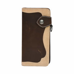 Breast Secretary Wallet Dark Brown