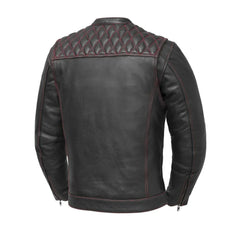 SoHo Shadow Men's Leather Motorcycle Jacket