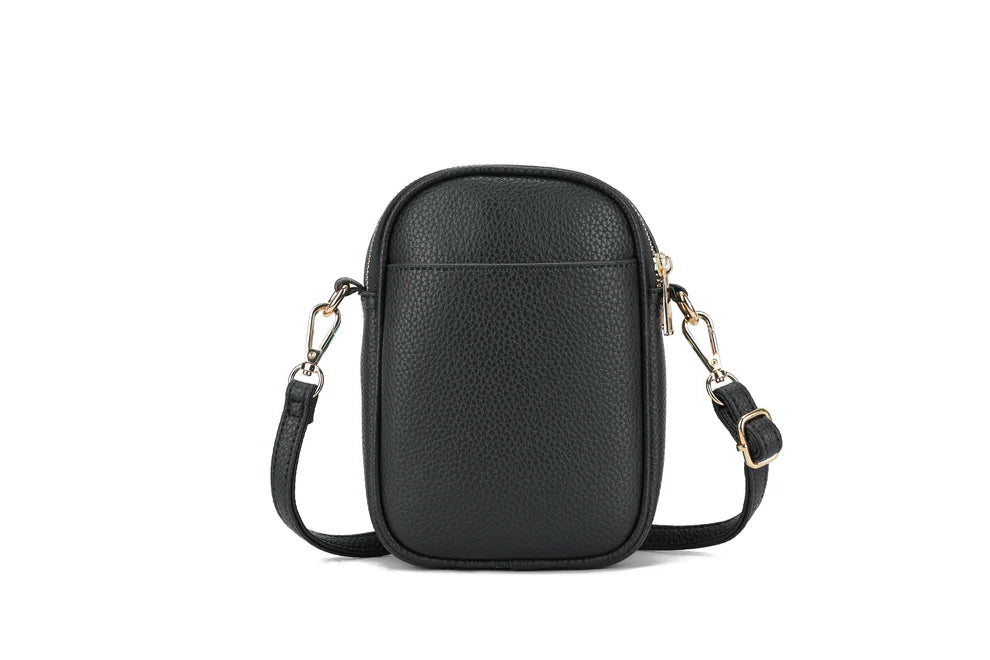 Faux Leather Cell Phone Bag