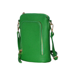 Faux Leather Mini Bag with Tassel