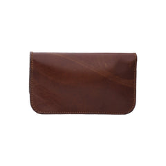Black Small Leather Trucker Wallet