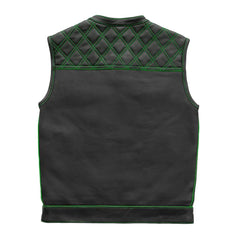 Stormborn Men's Motorcycle Leather Vest