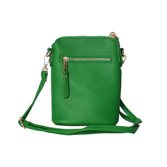 Faux Leather Mini Bag with Tassel