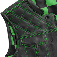 Stormborn Men's Motorcycle Leather Vest