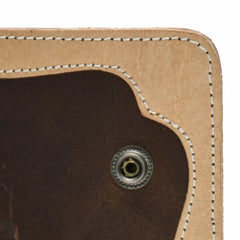 Breast Secretary Wallet Dark Brown