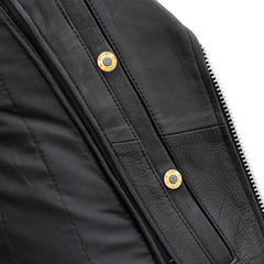 Rebel Queen Women's Motorcycle Leather Jacket