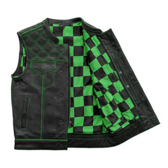 Stormborn Men's Motorcycle Leather Vest