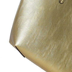 Faux Leather Reversible 2 Color Tote