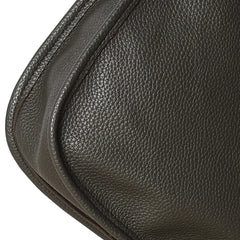 Faux Leather Large Messenger Bag