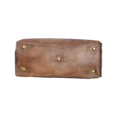 Fifth Avenue Leather Tote Bag Camel