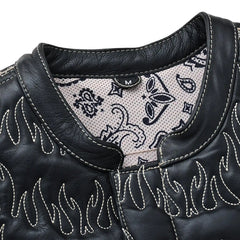 Seasmoke Wildfire Men's Motorcycle Leather Jacket