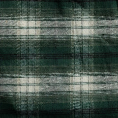 Grey Ghost Men's Plaid Motorcycle Shirt - Durable Canvas Flannel