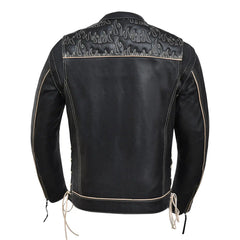 Seasmoke Wildfire Men's Motorcycle Leather Jacket
