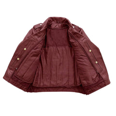 Rebel Queen Women's Motorcycle Leather Jacket