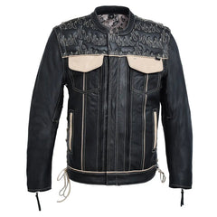 Seasmoke Wildfire Men's Motorcycle Leather Jacket