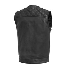 FrostFit Outdoor Men's Motorcycle Leather Vest