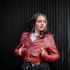 Voltage Luxe Women's Leather Jacket - BHBR