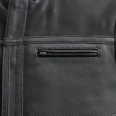Gotham Hide Perforated Men's Leather Vest