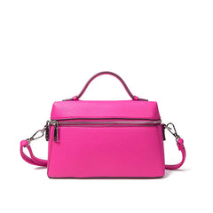 Faux Leather Middle Bag