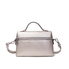 Faux Leather Middle Bag