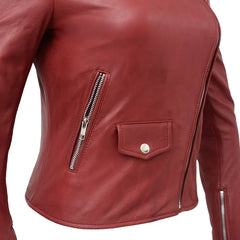 Lennox Moto Style Leather Jacket