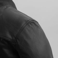 Aviator Rock Mens Bomber Leather Jacket