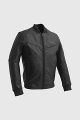 Aviator Rock Mens Bomber Leather Jacket