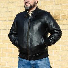 MotoRog Bomber Men's Leather Jacket