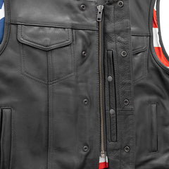 Prime Men's Motorcycle Leather Vest