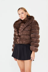 SoHo Snowfall Fur Coat
