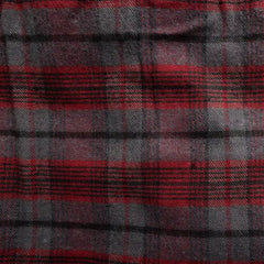 Grey Ghost Men's Plaid Motorcycle Shirt - Durable Canvas Flannel