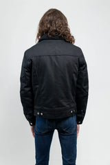 Redwood Rebel Mens Faux Shearling Twill Jacket