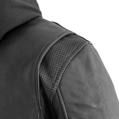 Iron Borough Men's Motorcycle Leather Jacket