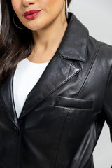 PulsePoint Womens Fashion Leather Jacket
