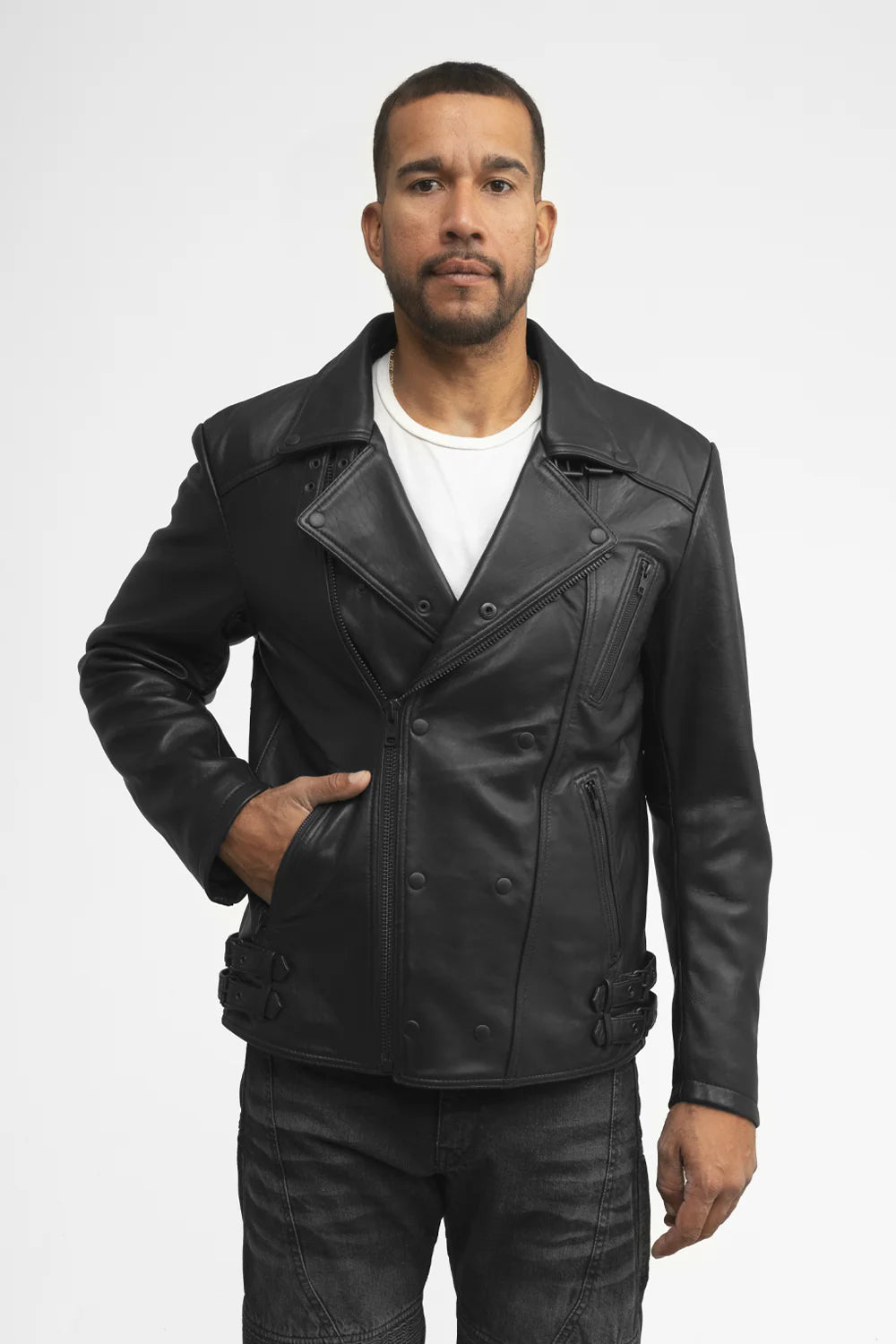 Lambskin Mens Fashion Jacket
