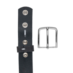 Gunmetal Nubuck Belt Belt First Manufacturing Company   