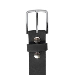 Gunmetal Nubuck Belt Belt First Manufacturing Company   