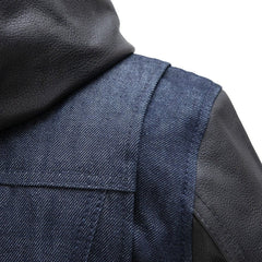 Obsidian Ride Motorcycle Denim/Leather Jacket