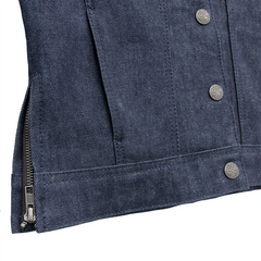 Obsidian Ride Motorcycle Denim/Leather Jacket