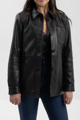 Glamour Gridlock Womens Fashion Leather Jacket