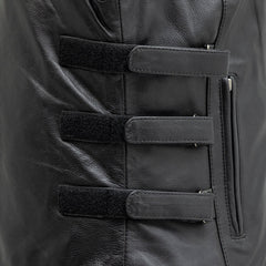 Throttle Chic Women's Motorcycle Leather Vest