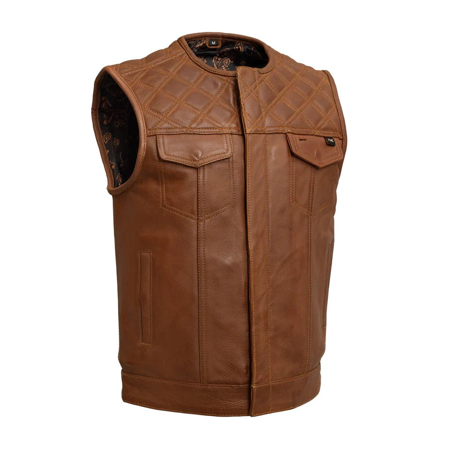 Proactive Men's Motorcycle Leather Vest (limited edition)