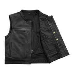 Airlite Men's Motorcycle Leather Vest