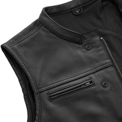 Airlite Men's Motorcycle Leather Vest