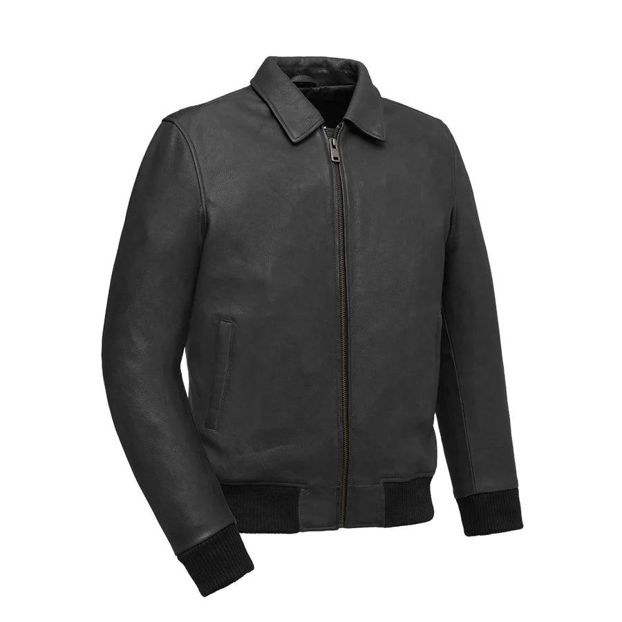 MotoRog Bomber Men's Leather Jacket